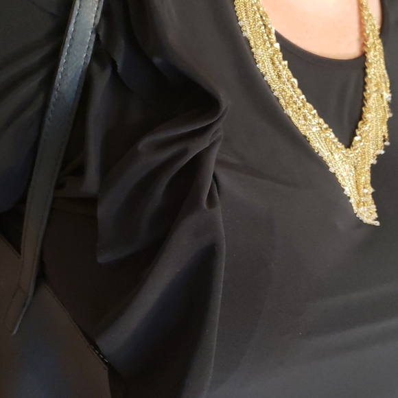 Black Ruffle Shirt - Picture 2 of 2